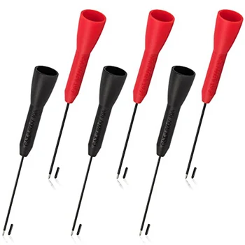 6 x 2 мм и игла форма тестови сонди 600/10А, безразрушителен мултицет, тест за кабели Tl71, Tl75-3, черен и 3 червени