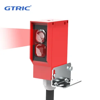 GTRIC Квадратен Фотоелектричния Сензор Оптичен Инфрачервен Ключ Дифузни Размисъл Водоустойчив IP67 24-220 В Ac dc Универсален Разстояние 7 м