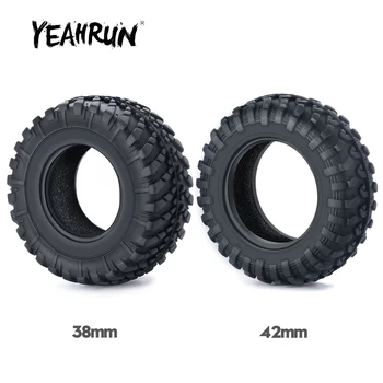 YEAHRUN 4 бр. меки гуми от каучук Beadlock за Kyosho Jimny 1/18 RC верижен автомобил резервни Части за обновяване на камиони