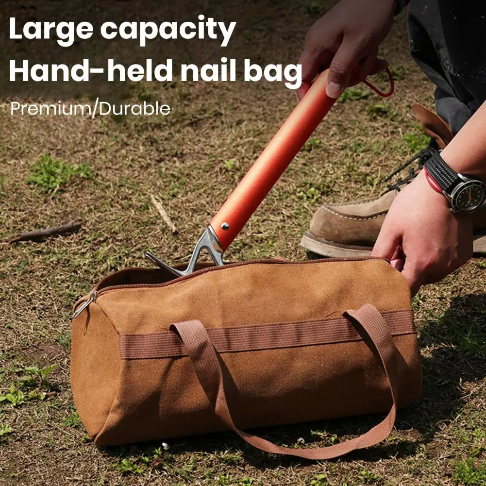 Чанта за съхранение на инструменти, Универсална чанта За носене, Голям Капацитет Аксесоари за къмпинг, Чанта за инструменти, Различни кутии, Чанти за пирони за външната палатка