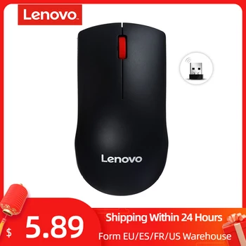 Безжична мишка Lenovo M120 Pro за лаптоп с честота 2,4 Ghz и USB-приемник Лека ергономична оптична безжична мишка Мишка за КОМПЮТЪР