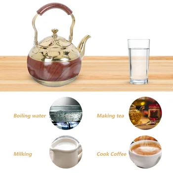 Кафемашина за Къмпинг Преносим Титуляр за чай с вода, Втулки, ръчно нагревательная тиган с метална дръжка