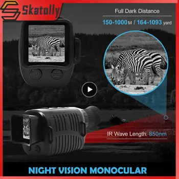 Прозрачен Нощен помещение Clear Color 1080p Инфрачервена Нощен Пълнофункционален Монокулярная Помещение Nigit-sion зареден очила Монокулярная камера